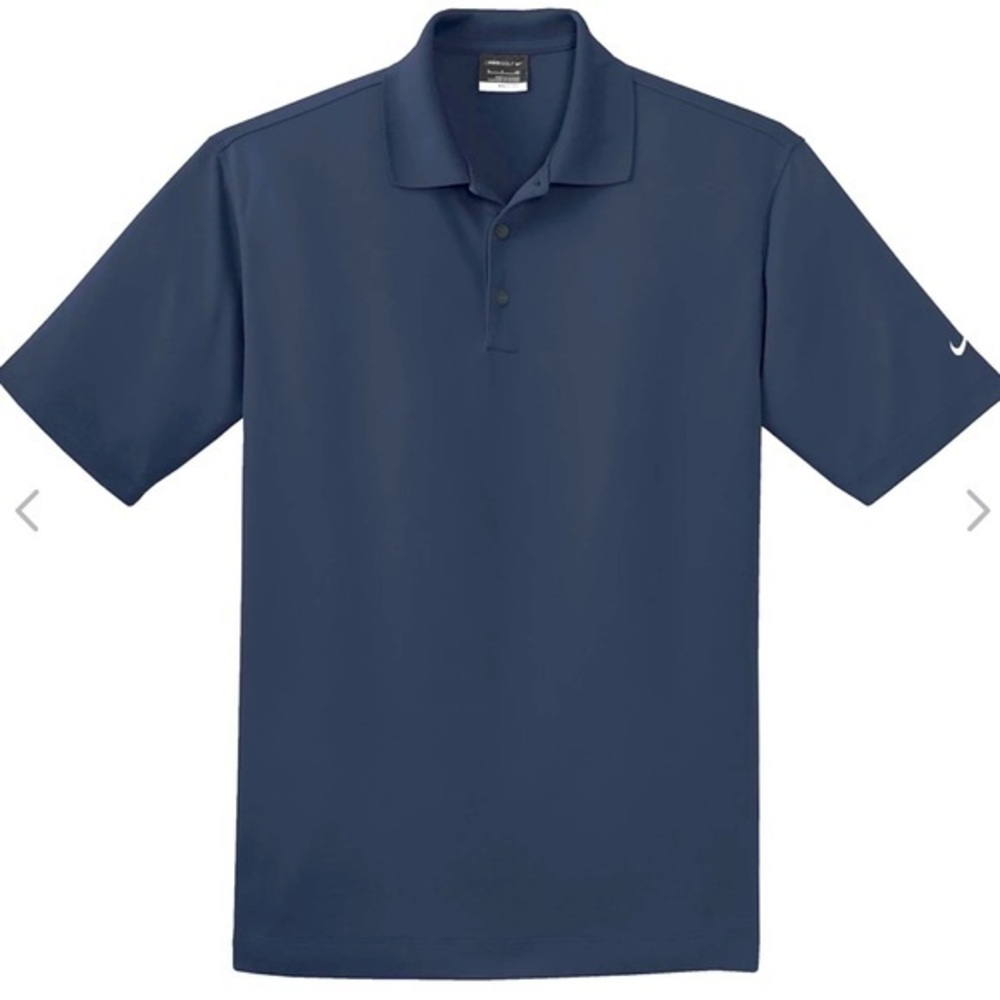 Nike Golf Dri Fit L blue short sleeve polo shirt